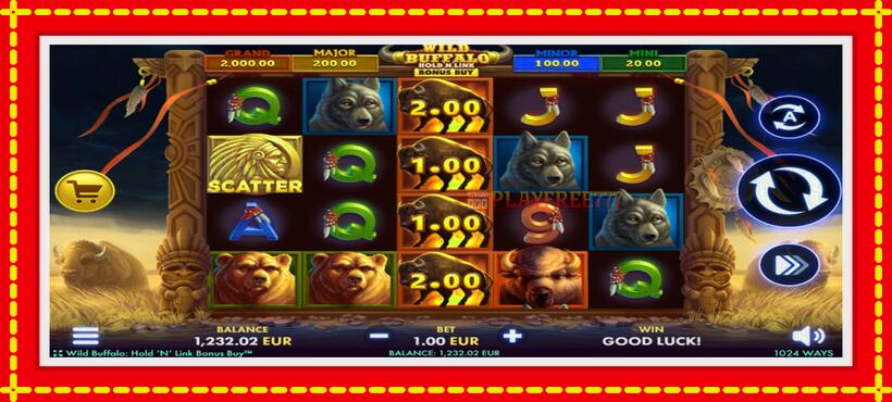 Slot machine Wild Buffalo Hold N Link Bonus Buy with access to free game online, picture 2