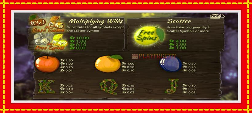 Slot machine Wild Cherries with access to free game online, picture 2