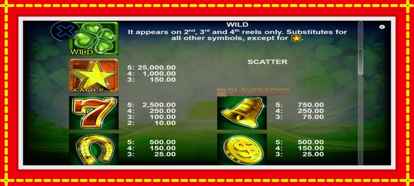 Slot machine Wild Clover with access to free game online, picture 6