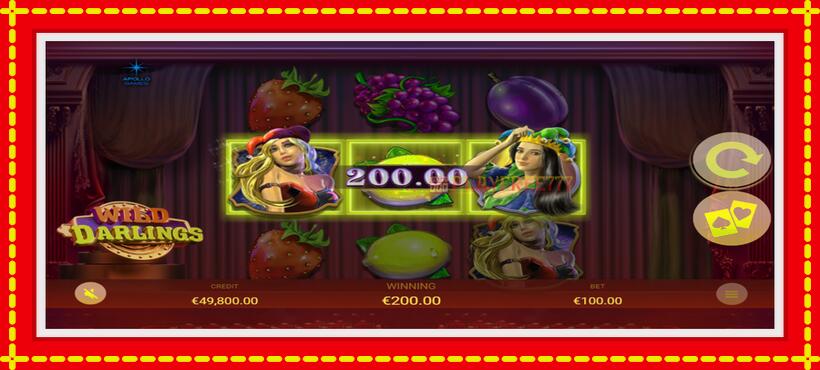 Slot machine Wild Darlings with access to free game online, picture 3