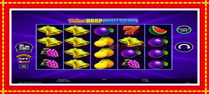 Slot machine Wild Drop Multiplier with access to free game online, picture 2