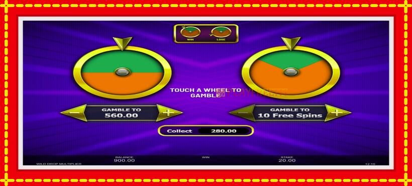 Slot machine Wild Drop Multiplier with access to free game online, picture 4