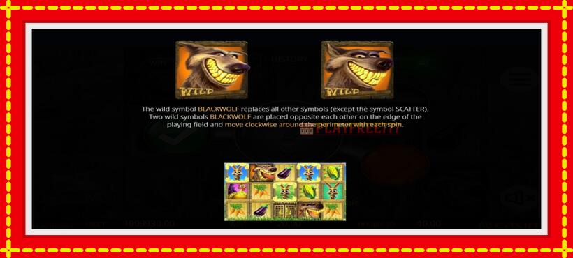 Slot machine Wild Farm with access to free game online, picture 5