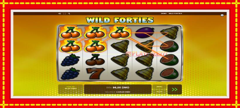 Slot machine Wild Forties with access to free game online, picture 4