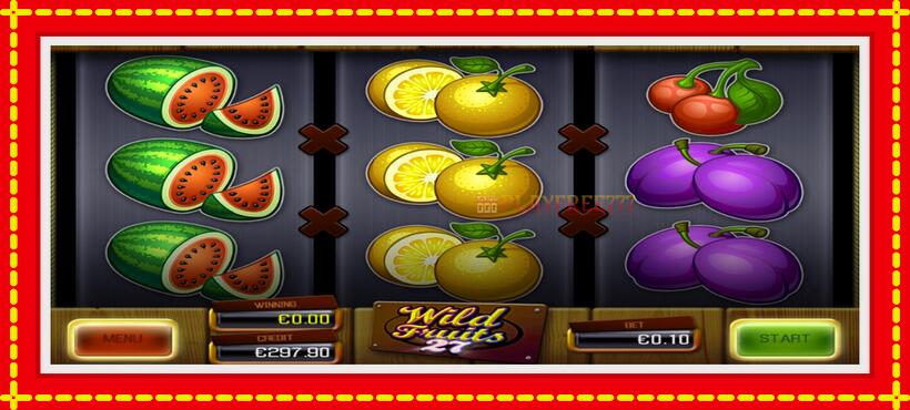 Slot machine Wild Fruits 27 with access to free game online, picture 3