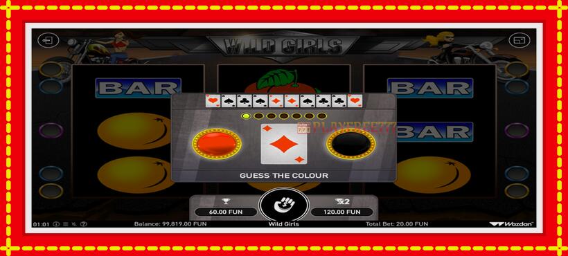 Slot machine Wild Girls with access to free game online, picture 4