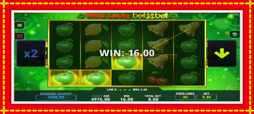 Slot machine Wild Lucky Betebet with access to free game online, picture 3