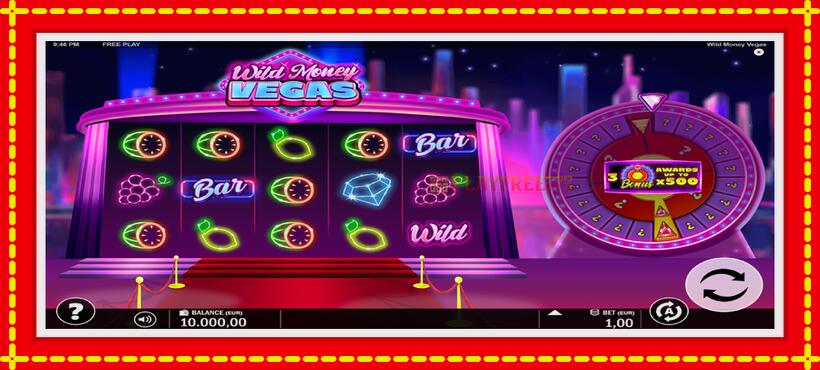 Slot machine Wild Money Vegas with access to free game online, picture 2