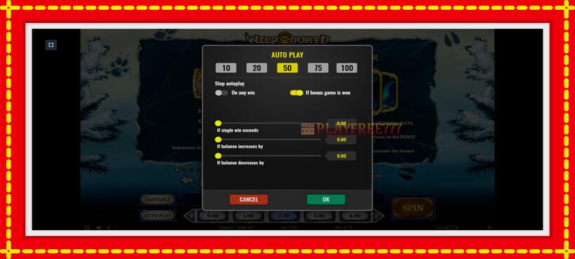 Slot machine Wild North with access to free game online, picture 5