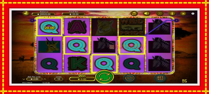 Slot machine Wild Pride with access to free game online, picture 3