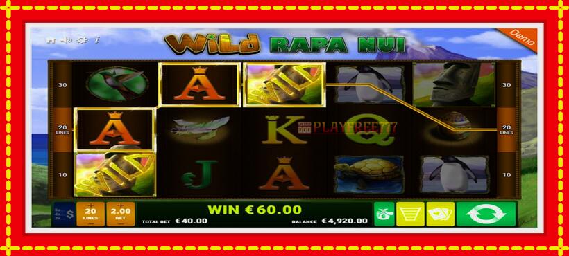 Slot machine Wild Rapa Nui with access to free game online, picture 1