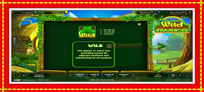 Slot machine Wild Shamrock with access to free game online, picture 5