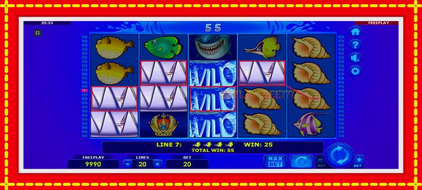 Slot machine Wild Shark with access to free game online, picture 6