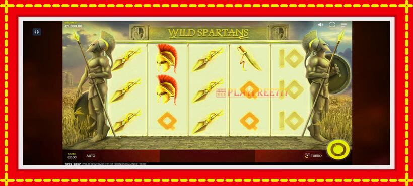 Slot machine Wild Spartans with access to free game online, picture 4