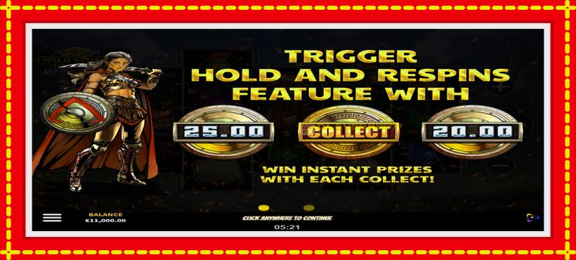 Slot machine Wild Storm Legionnaire with access to free game online, picture 1