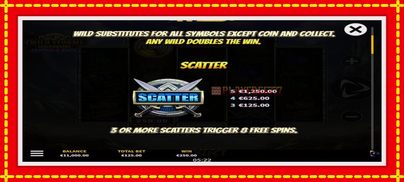 Slot machine Wild Storm Legionnaire with access to free game online, picture 6