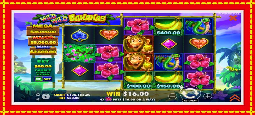 Slot machine Wild Wild Bananas with access to free game online, picture 4