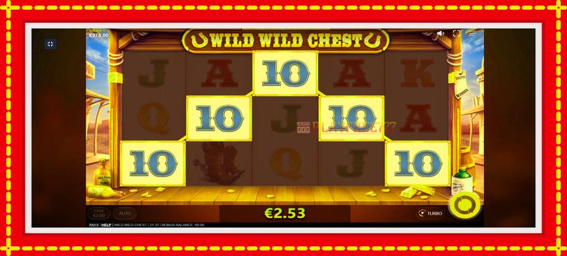 Slot machine Wild Wild Chest with access to free game online, picture 4