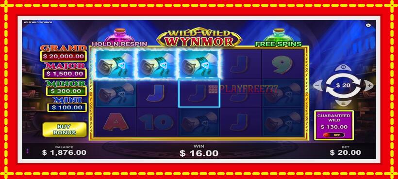 Slot machine Wild Wild Wynmor with access to free game online, picture 3