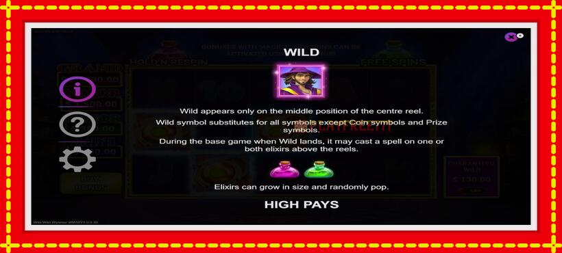 Slot machine Wild Wild Wynmor with access to free game online, picture 5