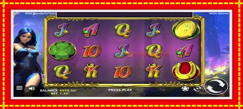 Slot machine Wild Wonderful Fairy with access to free game online, picture 2