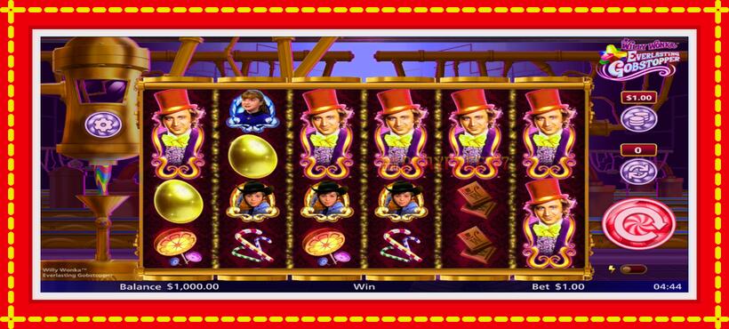 Slot machine Willy Wonka Everlasting Gobstopper with access to free game online, picture 2