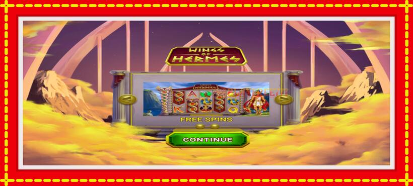 Slot machine Wings of Hermes with access to free game online, picture 1