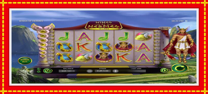 Slot machine Wings of Hermes with access to free game online, picture 2