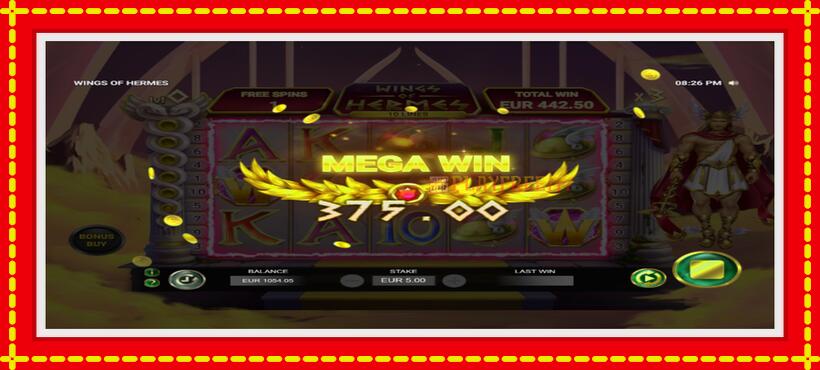 Slot machine Wings of Hermes with access to free game online, picture 4