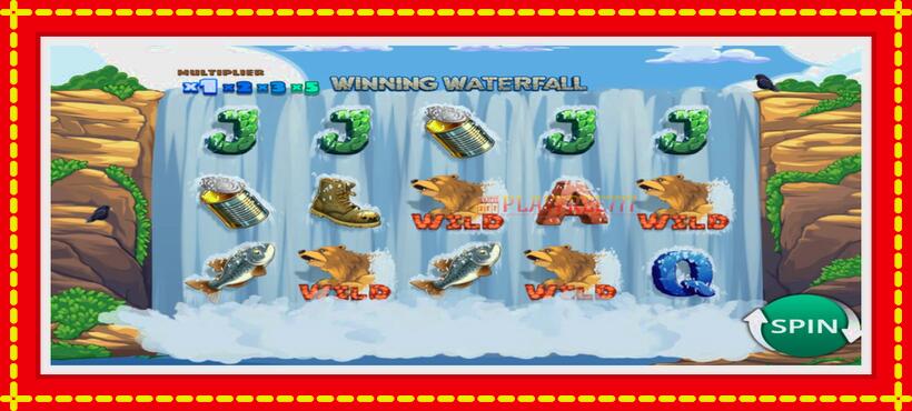 Slot machine Winning Waterfall with access to free game online, picture 1