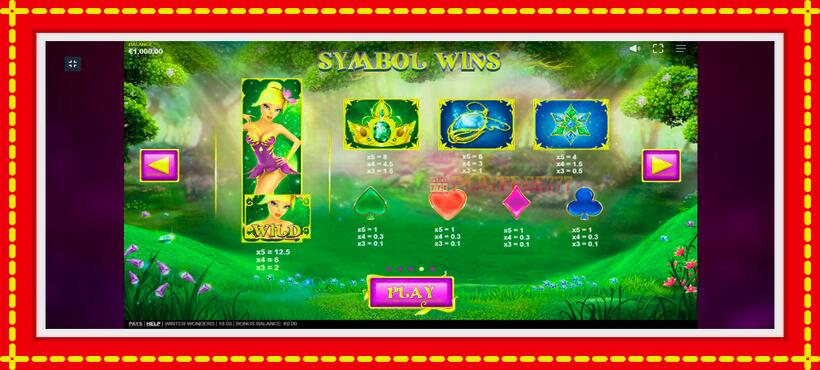 Slot machine Winter Wonders with access to free game online, picture 4