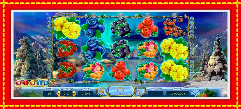 Slot machine Winterberries with access to free game online, picture 1