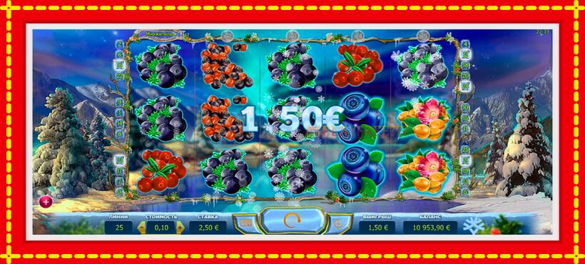 Slot machine Winterberries with access to free game online, picture 3