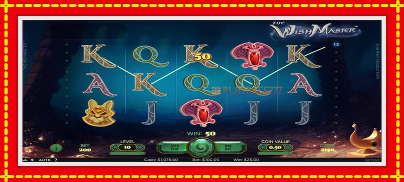 Slot machine Wish Master with access to free game online, picture 2