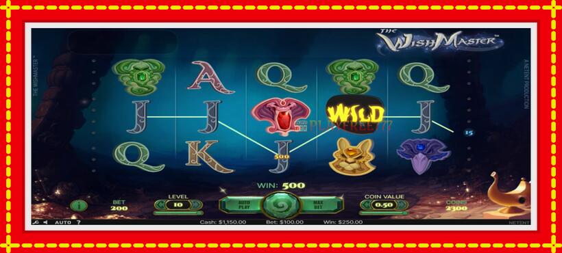 Slot machine Wish Master with access to free game online, picture 3