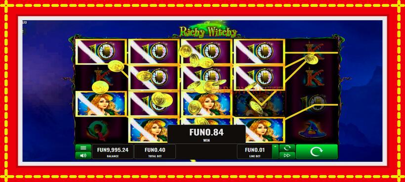 Slot machine Witch Pickings with access to free game online, picture 7