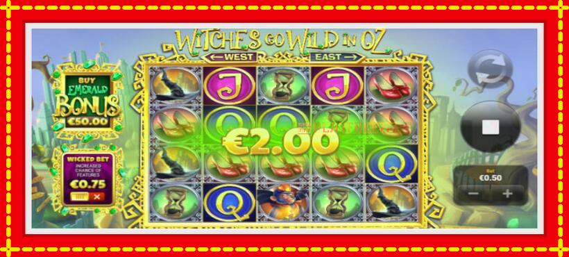 Slot machine Witches Go Wild in Oz with access to free game online, picture 1