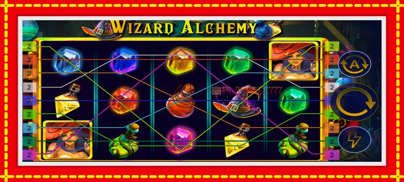 Slot machine Wizard Alchemy with access to free game online, picture 2