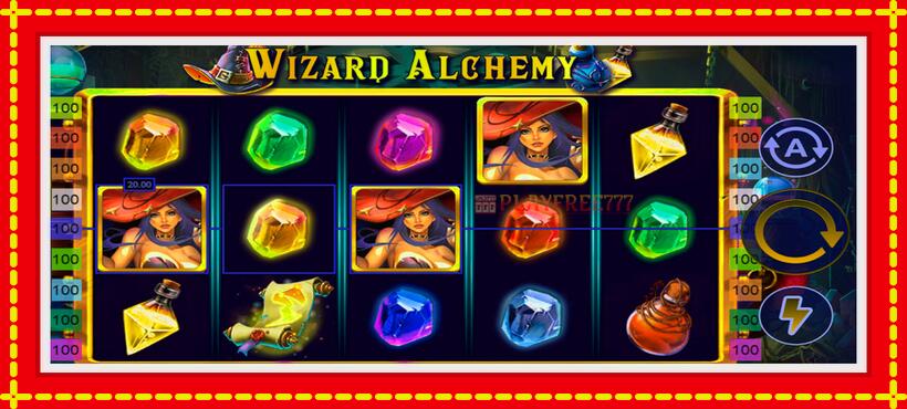 Slot machine Wizard Alchemy with access to free game online, picture 4