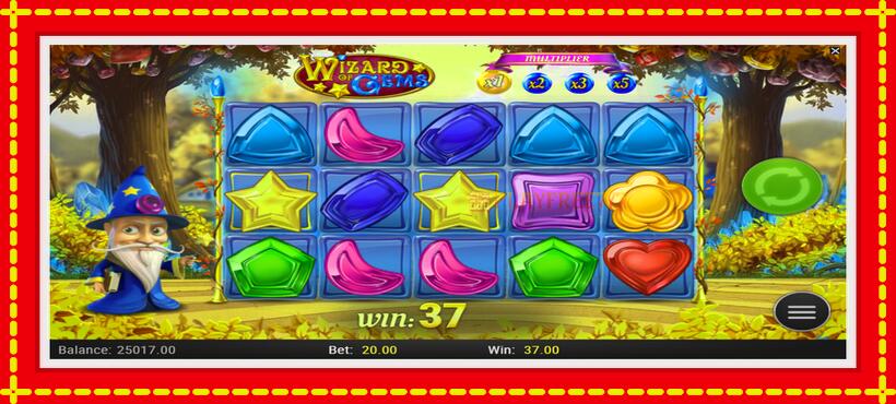 Slot machine Wizard of Gems with access to free game online, picture 3