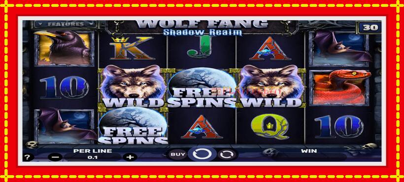 Slot machine Wolf Fang - Shadow Realm with access to free game online, picture 1