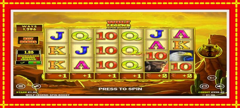 Slot machine Wolf Legend Spin Boost with access to free game online, picture 2