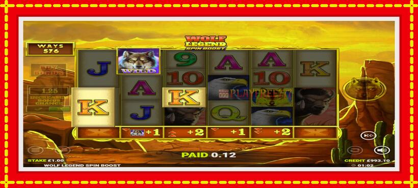 Slot machine Wolf Legend Spin Boost with access to free game online, picture 3