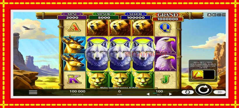 Slot machine Wolf Thunder with access to free game online, picture 1