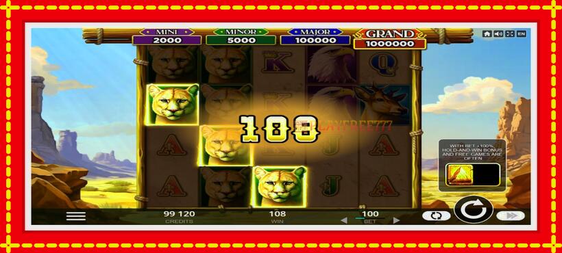 Slot machine Wolf Thunder with access to free game online, picture 2