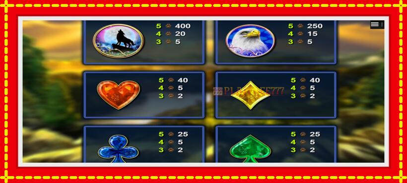 Slot machine Wolfpack Pays with access to free game online, picture 3