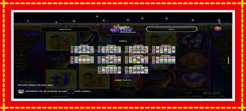 Slot machine Wonder Wizard Quad Shot with access to free game online, picture 5