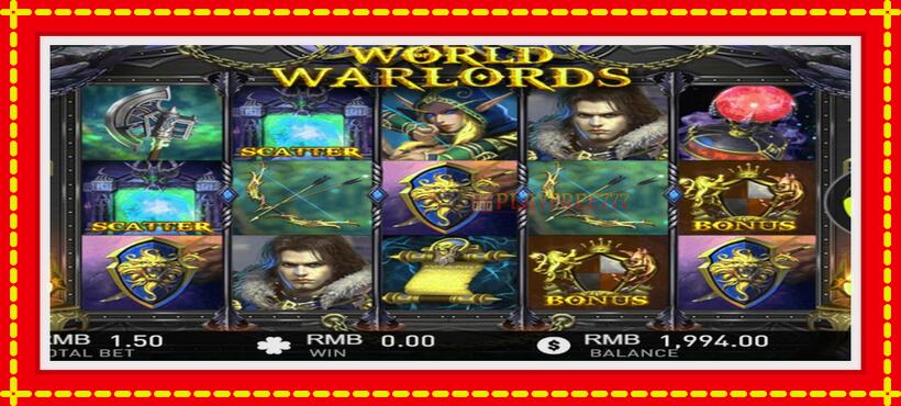 Slot machine World of Warlords with access to free game online, picture 4