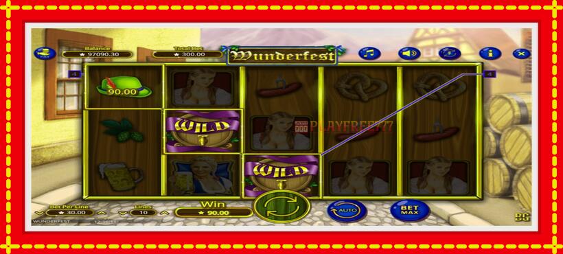 Slot machine Wunderfest with access to free game online, picture 4