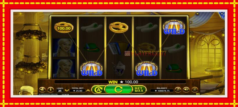 Slot machine Wunderfest Deluxe with access to free game online, picture 2